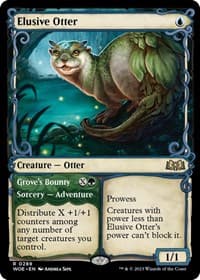 Elusive Otter (Showcase) - Wilds of Eldraine - Magic: The Gathering card