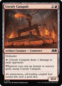 Unruly Catapult - Wilds of Eldraine - Magic: The Gathering card