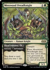 Mosswood Dreadknight (Showcase) - Wilds of Eldraine - Magic: The Gathering card