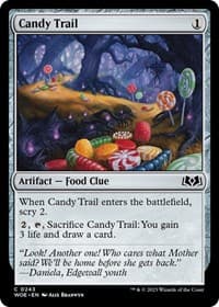 Candy Trail - Wilds of Eldraine - Magic: The Gathering card