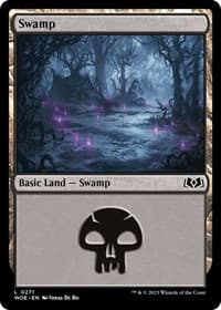 Swamp (0271) - Wilds of Eldraine - Magic: The Gathering card