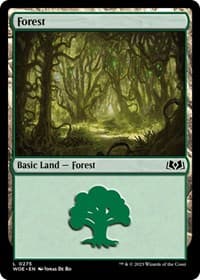 Forest (0275) - Wilds of Eldraine - Magic: The Gathering card