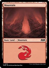 Mountain (0274) - Wilds of Eldraine - Magic: The Gathering card