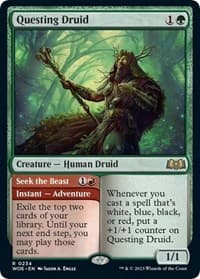 Questing Druid - Wilds of Eldraine - Magic: The Gathering card