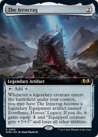 The Irencrag (Extended Art) - Wilds of Eldraine - Magic: The Gathering card
