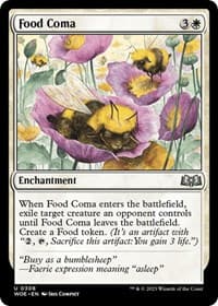 Food Coma - Wilds of Eldraine - Magic: The Gathering card