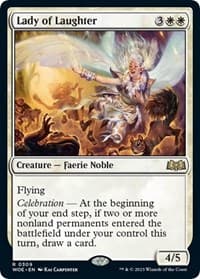 Lady of Laughter - Wilds of Eldraine - Magic: The Gathering card