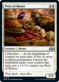 Pests of Honor - Wilds of Eldraine - Magic: The Gathering card