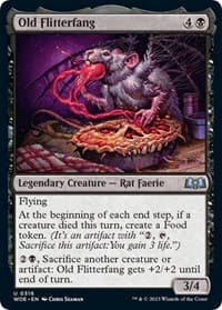 Old Flitterfang - Wilds of Eldraine - Magic: The Gathering card