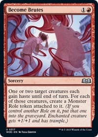 Become Brutes - Wilds of Eldraine - Magic: The Gathering card