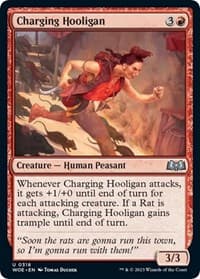 Charging Hooligan - Wilds of Eldraine - Magic: The Gathering card