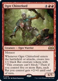 Ogre Chitterlord - Wilds of Eldraine - Magic: The Gathering card