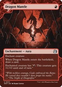 Dragon Mantle - Wilds of Eldraine: Enchanting Tales - Magic: The Gathering card