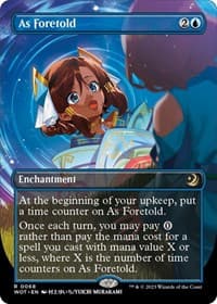 As Foretold (Anime Borderless) - Wilds of Eldraine: Enchanting Tales - Magic: The Gathering card