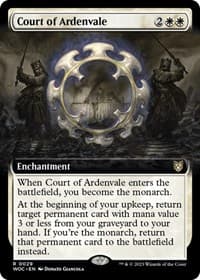 Court of Ardenvale (Extended Art) - Commander: Wilds of Eldraine - Magic: The Gathering card