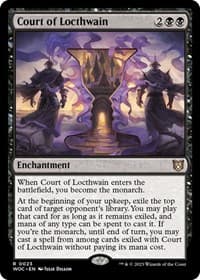 Court of Locthwain - Commander: Wilds of Eldraine - Magic: The Gathering card