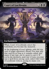 Court of Locthwain (Extended Art) - Commander: Wilds of Eldraine - Magic: The Gathering card