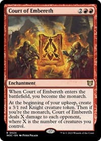 Court of Embereth - Commander: Wilds of Eldraine - Magic: The Gathering card
