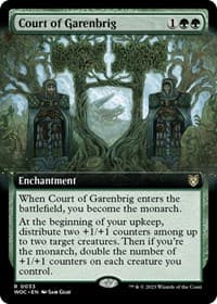 Court of Garenbrig (Extended Art) - Commander: Wilds of Eldraine - Magic: The Gathering card