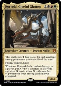 Korvold, Gleeful Glutton - Commander: Wilds of Eldraine - Magic: The Gathering card