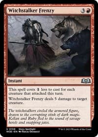 Witchstalker Frenzy - Wilds of Eldraine - Magic: The Gathering card