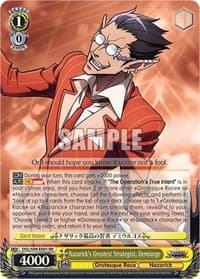 Nazarick's Greatest Strategist, Demiurge - Nazarick: Tomb of the Undead Vol.2 - Weiss Schwarz card