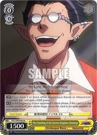 The Founding of the Sorcerer Kingdom, Demiurge - Nazarick: Tomb of the Undead Vol.2 - Weiss Schwarz card