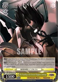 The Founding of the Sorcerer Kingdom, Demiurge (SR) - Nazarick: Tomb of the Undead Vol.2 - Weiss Schwarz card