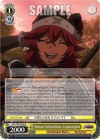 Human Interactions, Lupusregina - Nazarick: Tomb of the Undead Vol.2 - Weiss Schwarz card