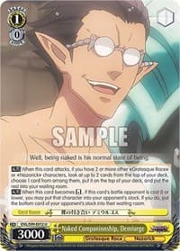 Naked Companionship, Demiurge - Nazarick: Tomb of the Undead Vol.2 - Weiss Schwarz card