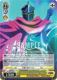 A Demand for an Exchange, Momon - Nazarick: Tomb of the Undead Vol.2 - Weiss Schwarz card