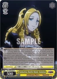Seductive Battle Maid, Solution - Nazarick: Tomb of the Undead Vol.2 - Weiss Schwarz card