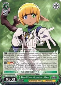 Timid Floor Guardian, Mare - Nazarick: Tomb of the Undead Vol.2 - Weiss Schwarz card