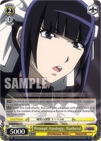 Prompt Apology, Narberal - Nazarick: Tomb of the Undead Vol.2 - Weiss Schwarz card