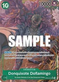 Donquixote Doflamingo (031) (Alternate Art) - Kingdoms of Intrigue - One Piece Card Game card
