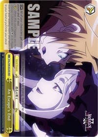 An Escape's End (RRR) - Nazarick: Tomb of the Undead Vol.2 - Weiss Schwarz card