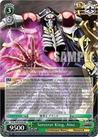Sorcerer King, Ainz - Nazarick: Tomb of the Undead Vol.2 - Weiss Schwarz card