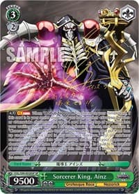 Sorcerer King, Ainz (SP) - Nazarick: Tomb of the Undead Vol.2 - Weiss Schwarz card