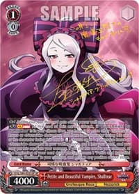 Petite and Beautiful Vampire, Shalltear (SP) - Nazarick: Tomb of the Undead Vol.2 - Weiss Schwarz card