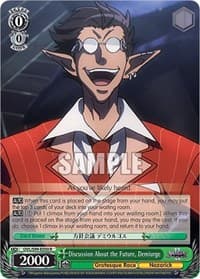 Discussion About the Future, Demiurge - Nazarick: Tomb of the Undead Vol.2 - Weiss Schwarz card