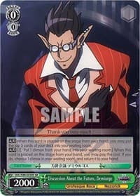 Discussion About the Future, Demiurge (SR) - Nazarick: Tomb of the Undead Vol.2 - Weiss Schwarz card