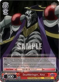 Deathbringer, Ainz - Nazarick: Tomb of the Undead Vol.2 - Weiss Schwarz card