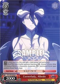 Cornerlady, Albedo - Nazarick: Tomb of the Undead Vol.2 - Weiss Schwarz card