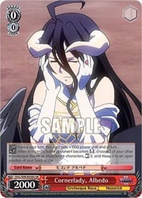 Cornerlady, Albedo (SR) - Nazarick: Tomb of the Undead Vol.2 - Weiss Schwarz card