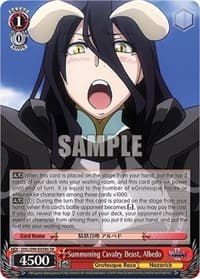 Summoning Cavalry Beast, Albedo (SR) - Nazarick: Tomb of the Undead Vol.2 - Weiss Schwarz card