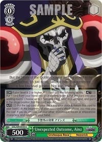 Unexpected Outcome, Ainz - Nazarick: Tomb of the Undead Vol.2 - Weiss Schwarz card