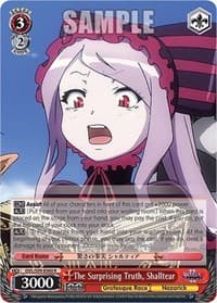 The Surprising Truth, Shalltear - Nazarick: Tomb of the Undead Vol.2 - Weiss Schwarz card