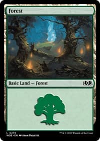 Forest (0276) - Wilds of Eldraine - Magic: The Gathering card