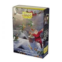 Dragon Shield Limited Edition Japanese Art Sleeves - Christmas Dragon 2023 (60-Pack) - Dragon Shield Card Sleeves - Card Sleeves card