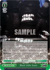 Black Little Goats - Nazarick: Tomb of the Undead Vol.2 - Weiss Schwarz card